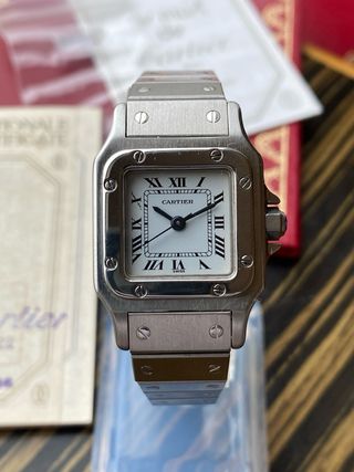 Cartier Santos Carrée Lady Automático Full Set