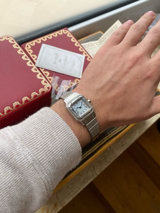 Cartier Santos Carrée Lady Automático Full Set