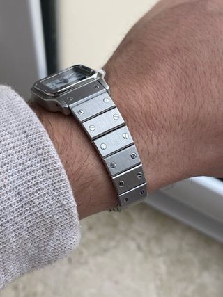 Cartier Santos Carrée Lady Automático Full Set