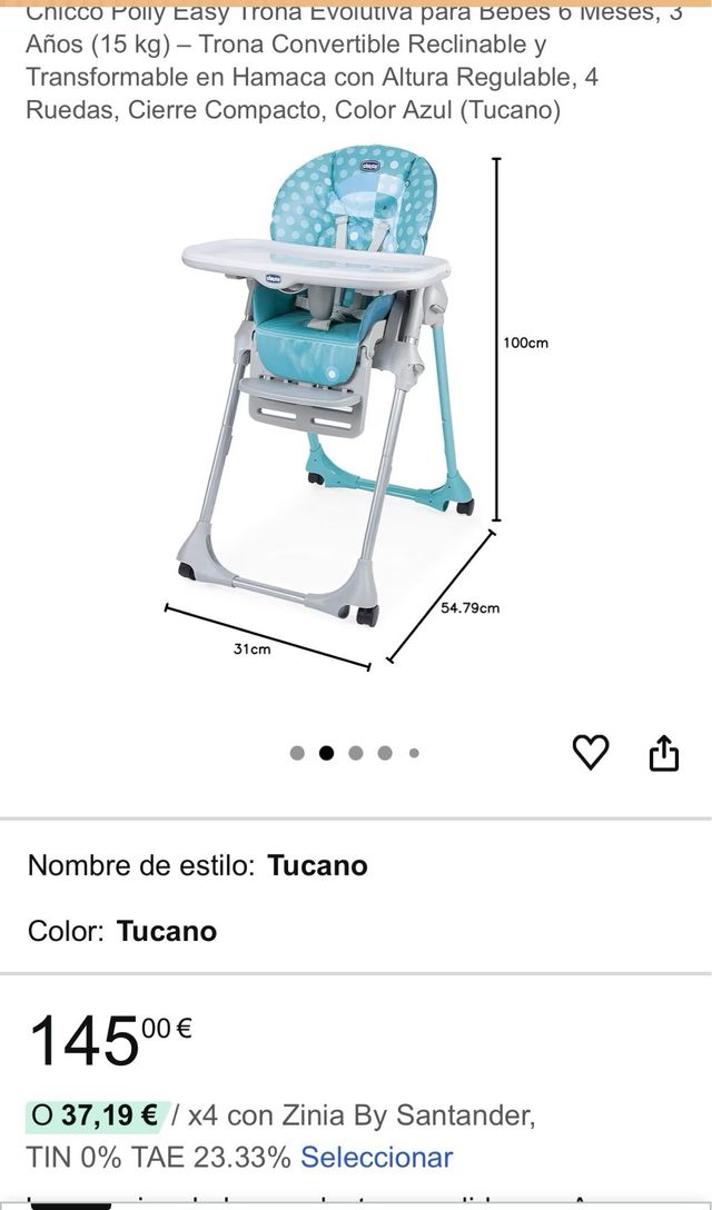 Trona Chicco Evolutiva