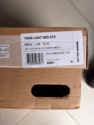 Bota Mammut alpinismo Taiss Light Mid GTX nuevas