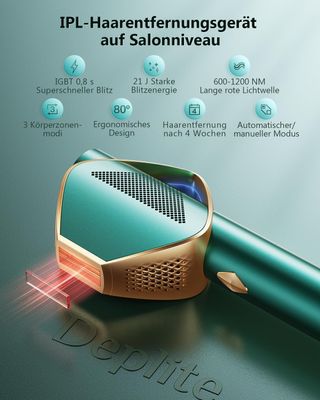 Depiladora Láser IPL 21J. NUEVA Y PRECINTADA