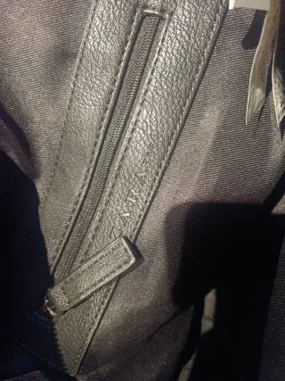 Bolso grande negro Zara