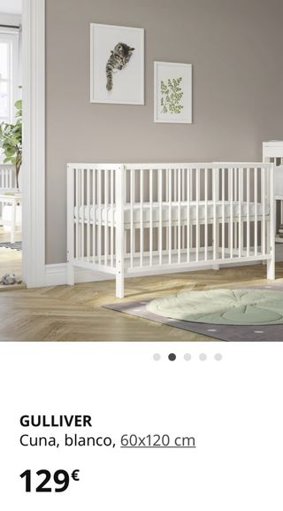 Cuna de Ikea 60x120 cm Blanca