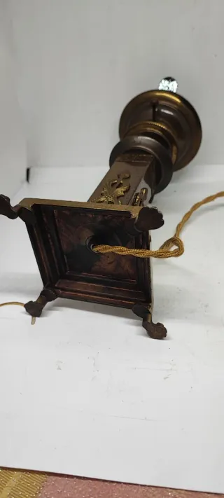 Lampada condalabro francese inizi 900