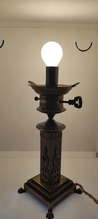 Lampada condalabro francese inizi 900