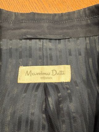 Americana Massimo Dutti Talla 38 Azul