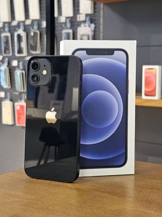 IPHONE 12 256GB NEGRO BATER. 100%