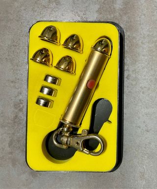 Puntero Láser Vintage Dorado