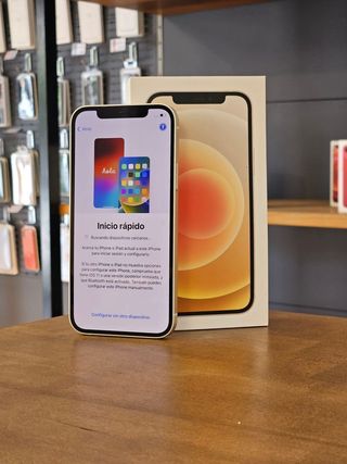 IPHONE 12 256GB BLANCO BATE. 100%