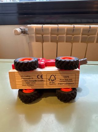 Camión de bomberos de madera