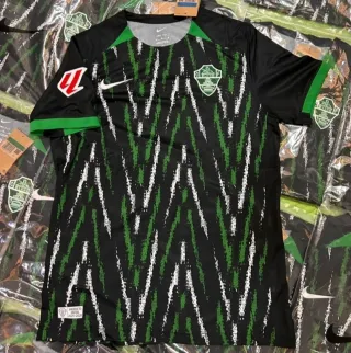 Camiseta Nike Futbol Negra y Verde