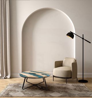 Mesa de centro Olivo y Epoxi