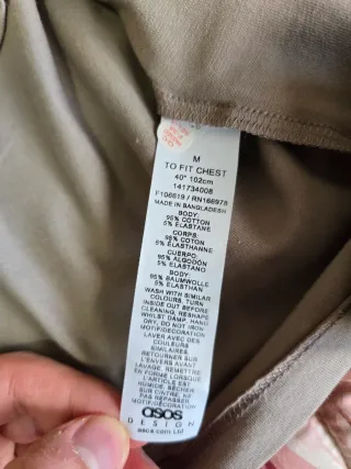 Maglia ASOS manica lunga beige taglia M