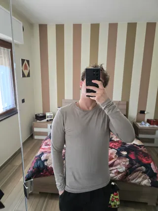 Maglia ASOS manica lunga beige taglia M