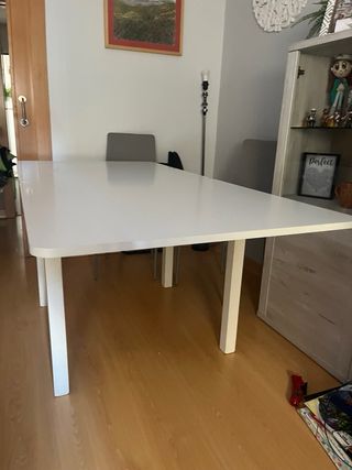 Mesa comedor extensible 90x90cm, 4-10 personas