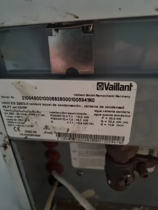 Caldera Vaillant Gas Natural