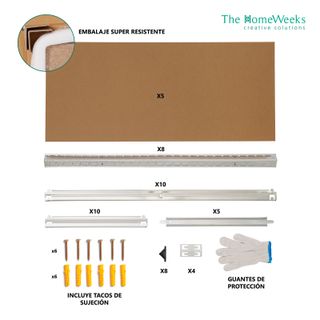 Estantería Metálica 5 Niveles Almacenaje