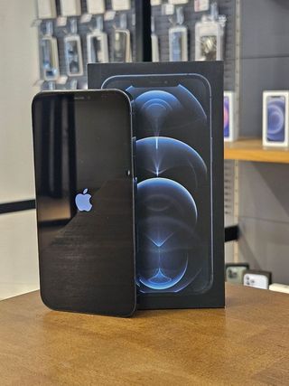 IPHONE 12 PRO MAX 128GB AZUL BATE. 100%