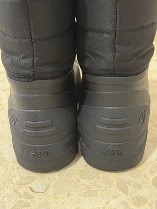 Botas de nieve impermeables negras