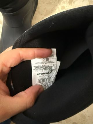 Botas de nieve impermeables negras