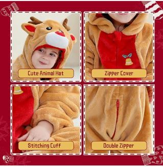 Pijama Reno Talla 100 (4 años) - Nuevo