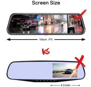 Cámara Retrovisor Full HD 1080p 10