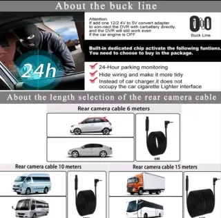 Cámara Retrovisor Full HD 1080p 10