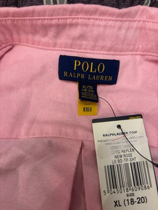 Camisa Polo Ralph Lauren Rosa