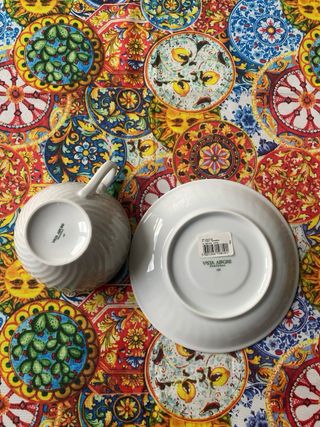 Juego Tazas Desayuno Porcelana Sagres Vista Alegre