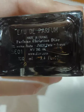 Perfume Dior Homme Intense Negro