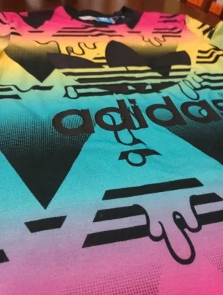 Maglietta Adidas Soccurf Multicolor Taglia S