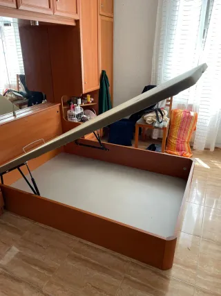 Cama canapé con colchón