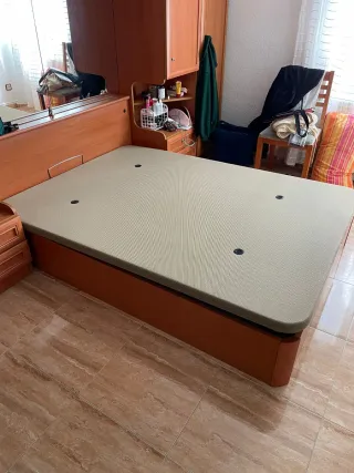 Cama canapé con colchón