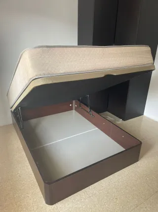 Cama canapé con colchón