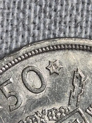 Monedas 50 Pesetas Juan Carlos I 1975