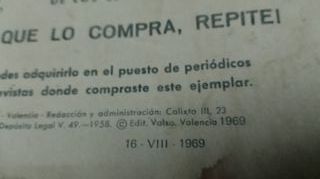 Roberto Alcazar, n 883 de 1969 ,Tengo + Numeros