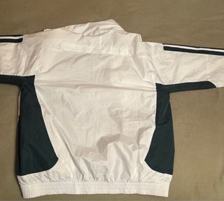 Chaqueta Adidas Retro Blanca y Verde