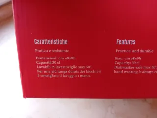 Set 4 Bicchieri Brandani Acqua & Sapone