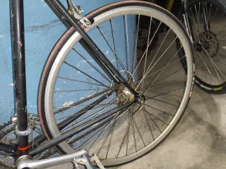 Bicicleta Carretera Vintage Negra