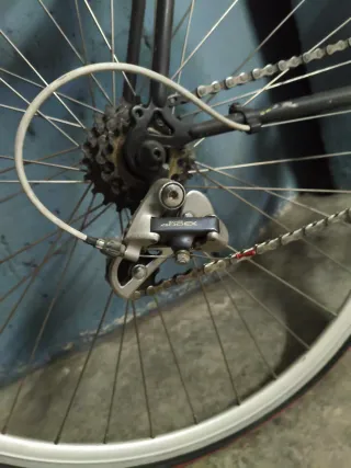 Bicicleta Carretera Vintage Negra