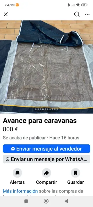 Avancé de caravana