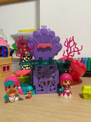 Casa Sirenas Pinypon con figuras y accesorios