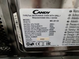 Microondas Integrable Candy MIC 201 EX (Averiado)