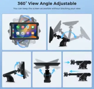 Pantalla 7 Car Play Android Auto MirrorLink