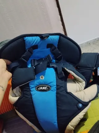 Mochila portabebés Jane azul