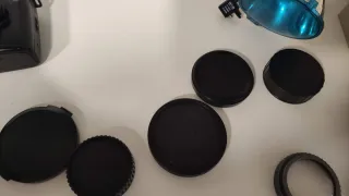 Lote Cámaras Canon EOS y Accesorios Polaroid