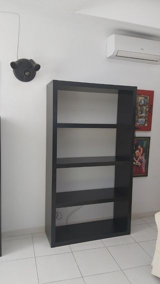 Estantería Ikea Negra 4 Baldas