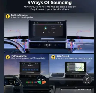Pantalla Carplay Android Auto 6.2