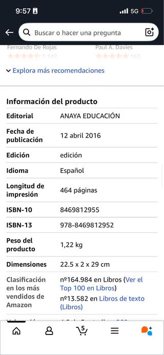 Geografía 2. Anaya. Bachillerato